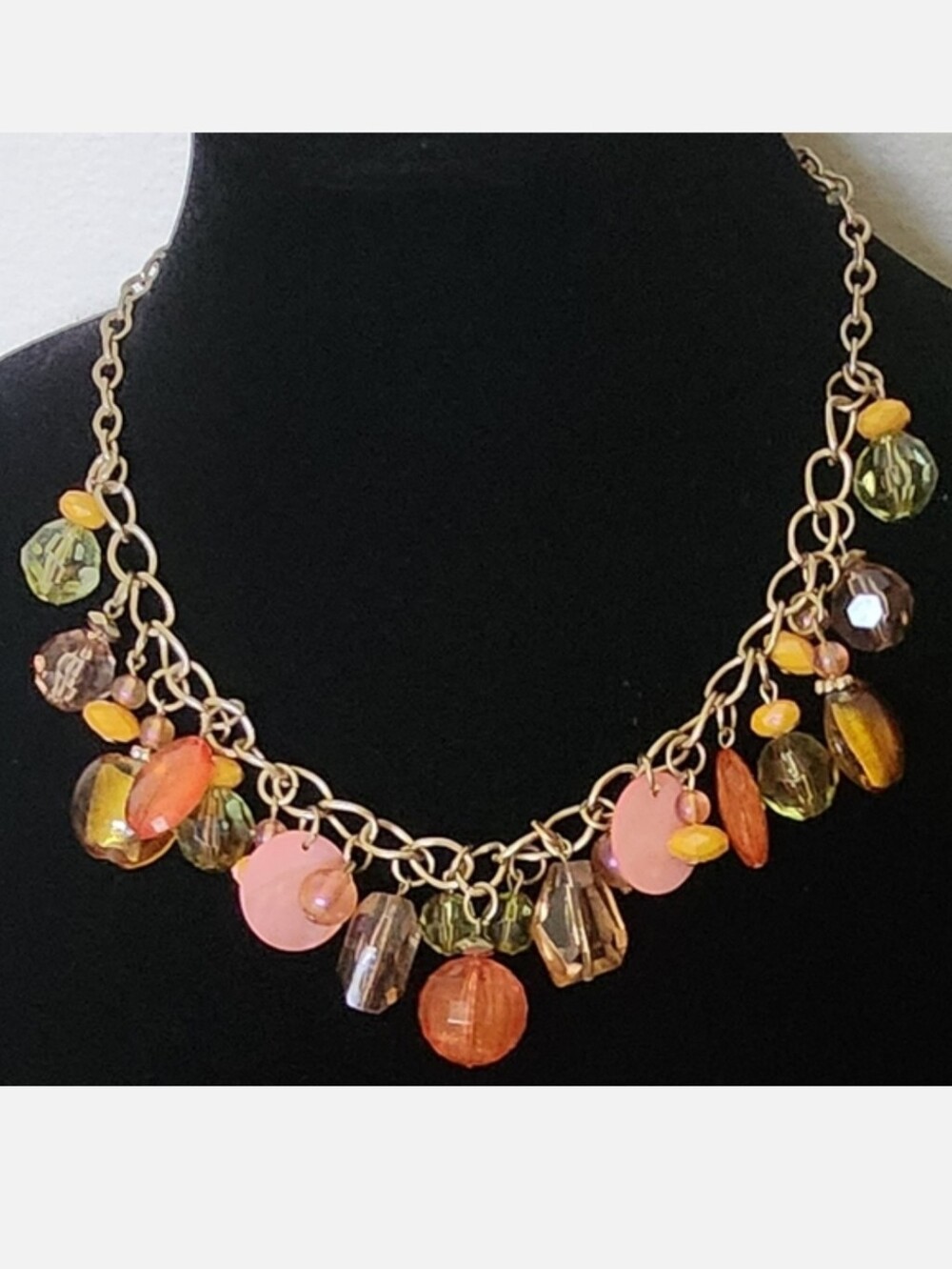 VTG Multicolor Beaded Necklace